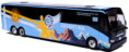 87-023 Prevost X3-45 Argenitna Soccer Team "La Albiceleste". Teambus zur Fußballweltmeisterschaft 2026. 1:87